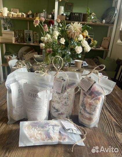 Цветочная соль для ванны