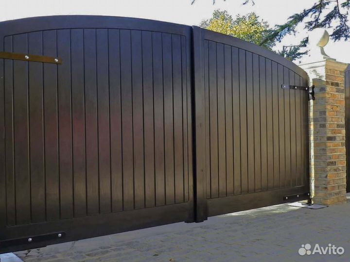 Кованные ворота для дома 