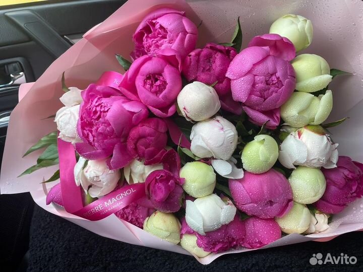 Пионы букет