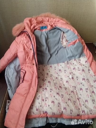 Пуховик детский зимний 164
