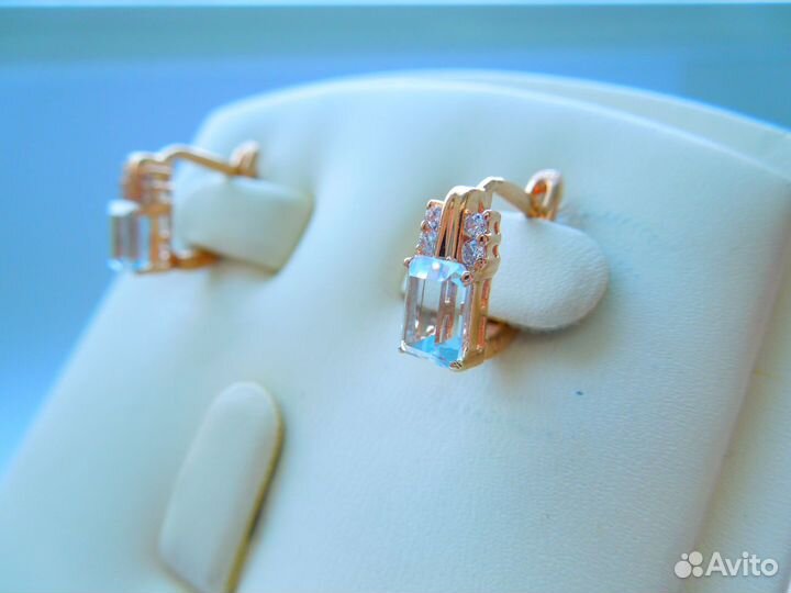 Золотые серьги 585 проба