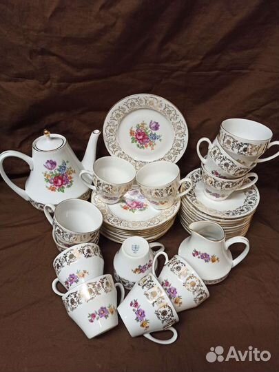 Винтажные чай/ коф сервизы соцстраны, СССР