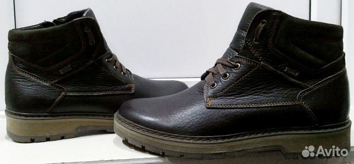 Ботинки кожа\мех муж. 