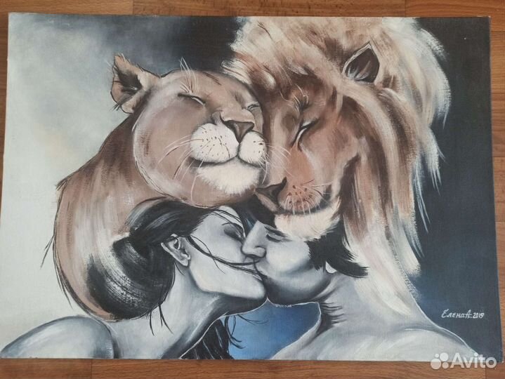 Картина маслом на холсте