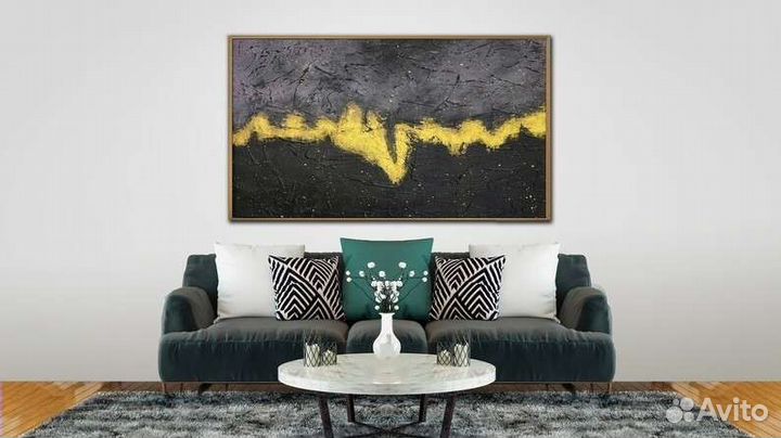 Большая картина абстракция Современное искусство