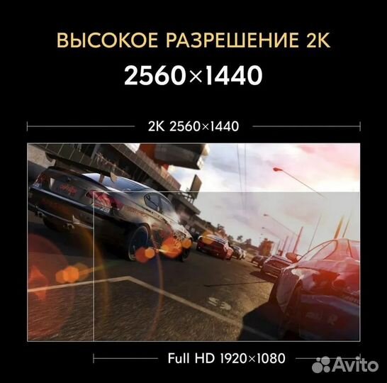 2к Монитор 32 дюйма, 165 Гц, 1мс, FreeSync G-Sync