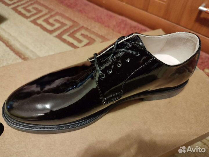 Туфли армейские лаковые