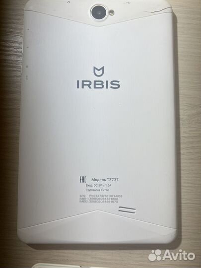 Арт.416 Планшет Irbis 8шт на запчасти