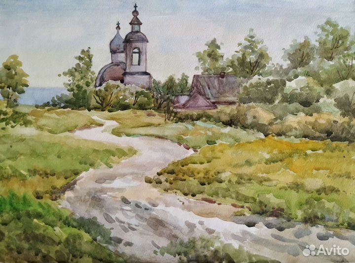 Картина Акварель Пейзаж