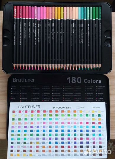 Карандаши цветные Brutfuner 180 цветов