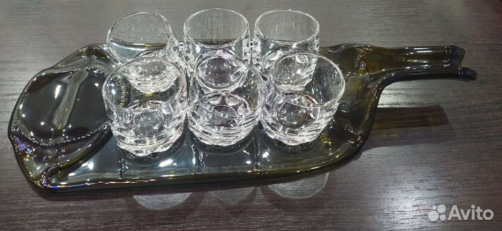 Набор Тарелка-бутылка + 3 