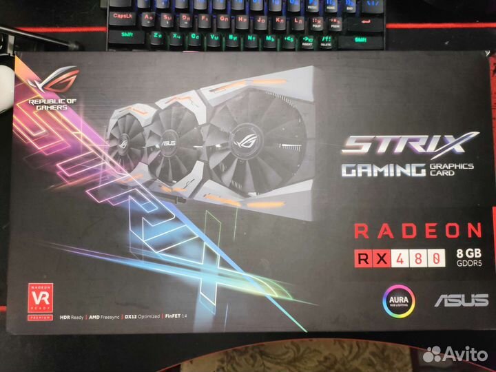 Видеокарта RX 480 8gb