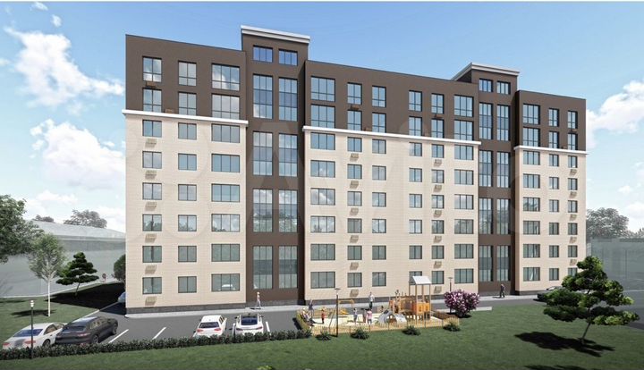 1-к. квартира, 44,3 м², 6/8 эт.