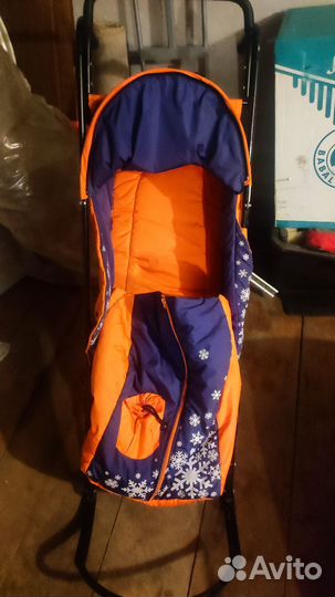 Коляска санки