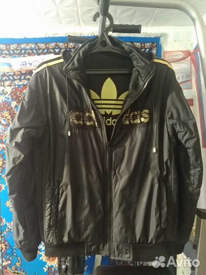 Куртка мужская adidas с капюшоном