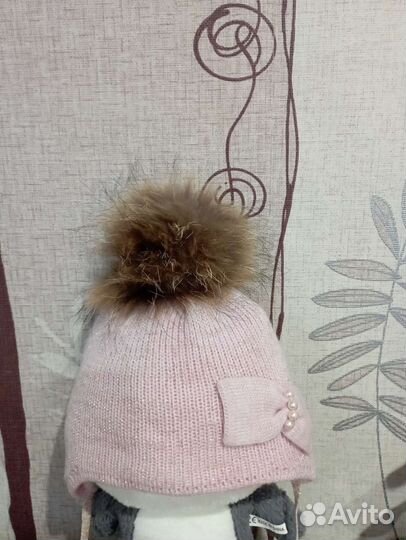 Шапка зимняя для девочки