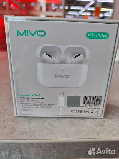 Беспроводные наушники mivo TWS MT-11 Pro