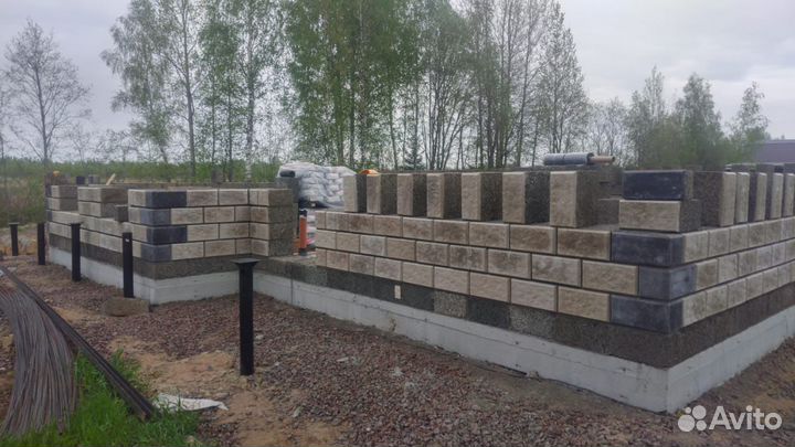 Арболитовые блоки с облицовкой