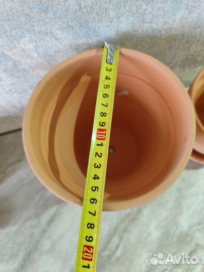 Керамические горшки с поддоном