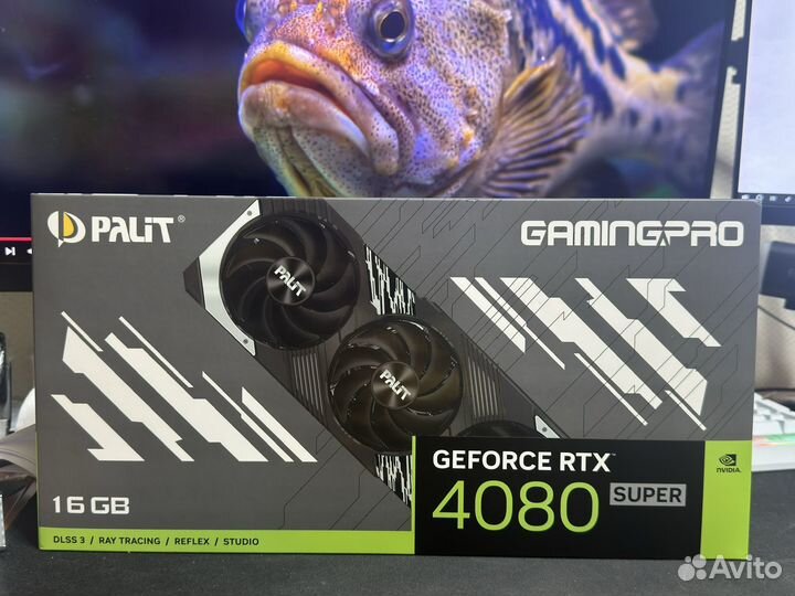 Видеокарта RTX 4080 super palit gamingpro