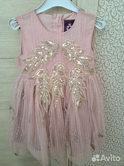 Детское нарядное платье 110