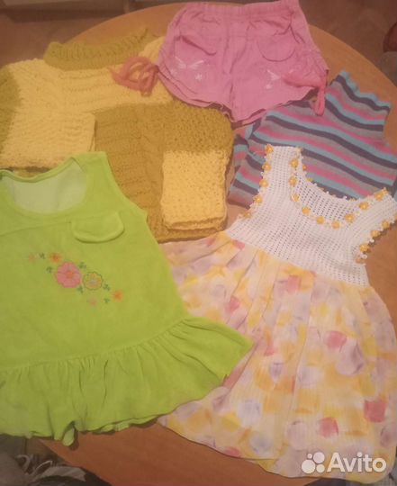 Вещи пакетом на девочку 86-98