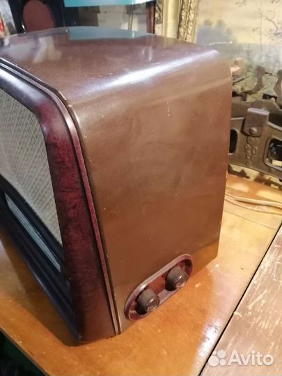 Радиоприемник ламповый Рига 6 СССР 1952 г