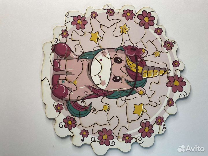 Деревянные пазлы