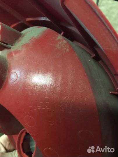 Фонарь Шевроле Spark задний правый оригинал