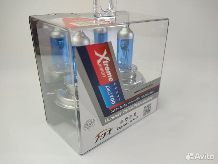 Автолампа MYX H4 12V 60/55W 4700-4800K