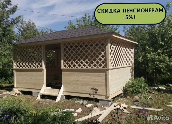 Беседка для дачи