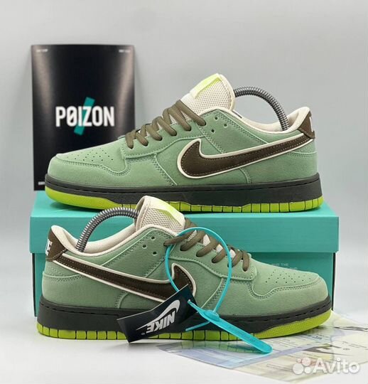 Кроссовки женские concepts x Nike Dunk SB Low Gree