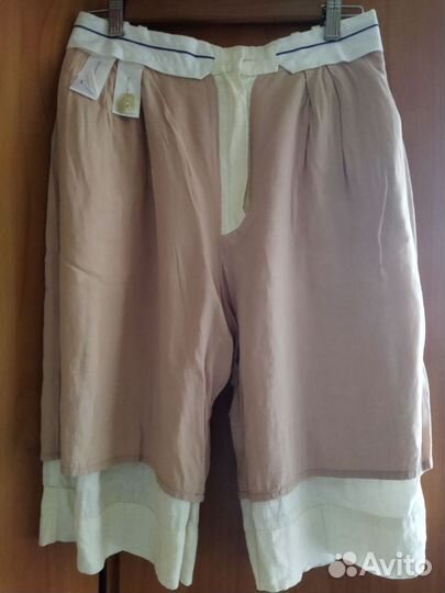 Шорты бермуды лен М