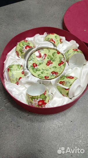 Чайный кофейный сервиз фарфор (Китай)