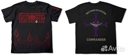 Футболка от cospa Portgas D. Ace