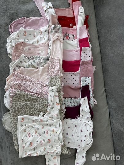 Детские вещи пакетом для девочки 56-80