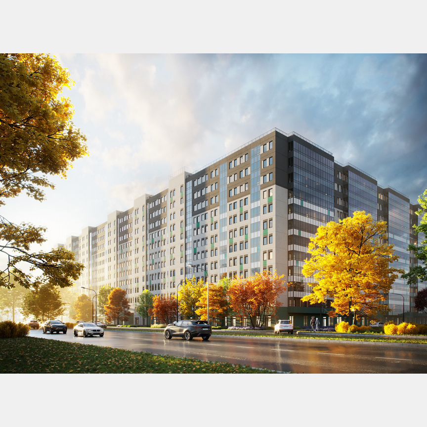 1-к. квартира, 30 м², 10/12 эт.