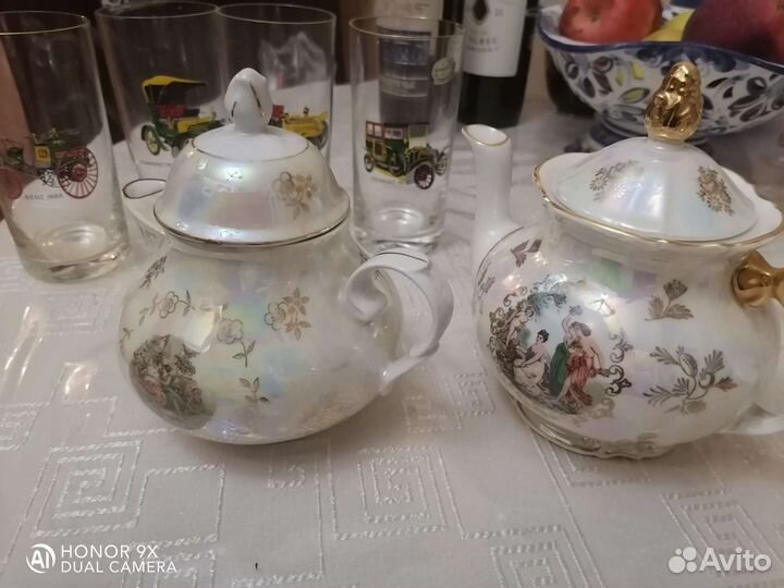 Чайник золотая шишка модонна