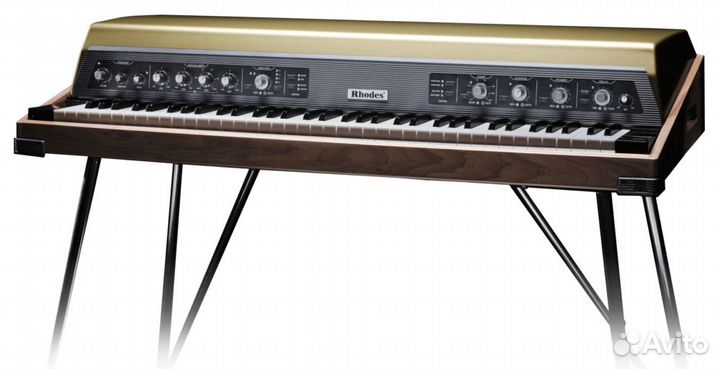 Rhodes MK8 Piano Silver Sparkle Hood with Silver F