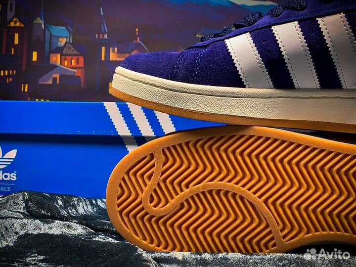 Кроссовки зимние adidas campus