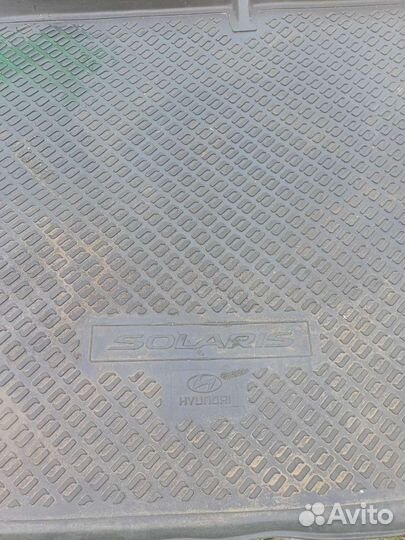 Коврик багажника Hyundai Solaris седан 2013