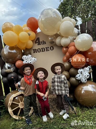 Фотозоны с воздушными шарами