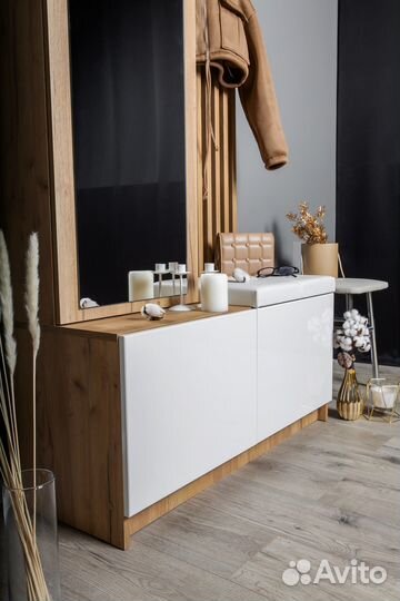 Прихожая Бостон белая