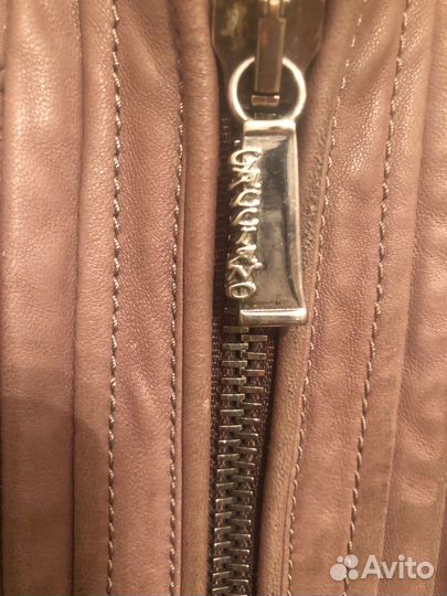 Кожаная куртка мужская 54 56