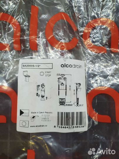 Арматура для унитаза alcaplast новая