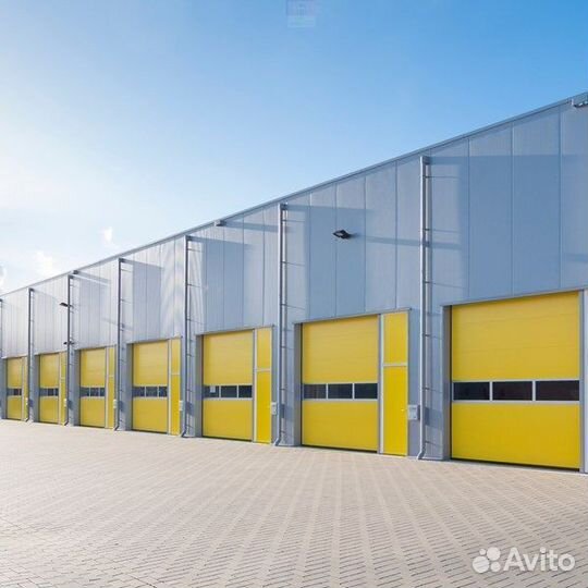 Секционные промышленные ворота