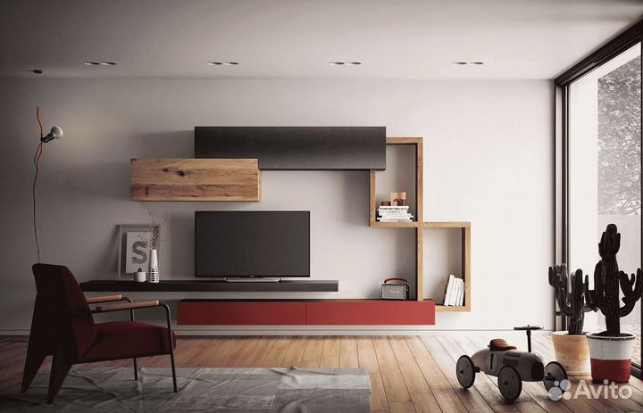 Подвесная тумба под тв