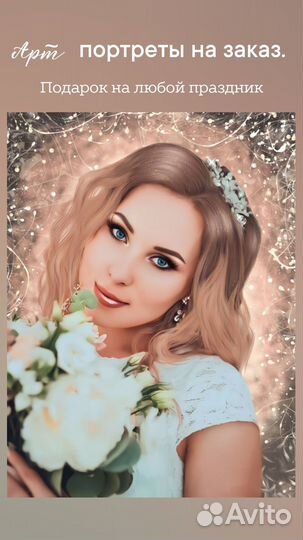 Портреты на холсте по фото