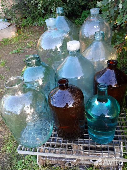 Стеклянные бутыли 20л