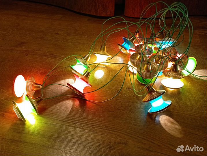 Электрогирлянда СССР Светлячок. 1980е годы